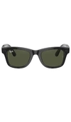 Ray Ban Stories Wayfarer 50mm Smart Glasses In Black