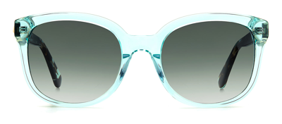 Kate Spade Gwenith/s 9k 0zi9 Square Sunglasses In Green