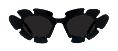 Loewe Logo-plaque Tinted Sunglasses In Black/gray