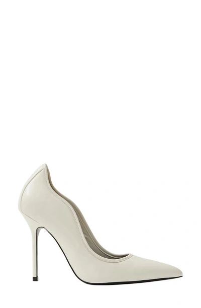 Reiss Bramley Pointed Toe Pump In Off White