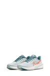 Nike Kids' Air Zoom Pegasus 39 Sneaker In Platinum/ Orange/ White