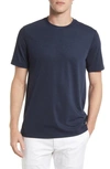 Nordstrom Linen Crewneck T-shirt In Navy Blazer