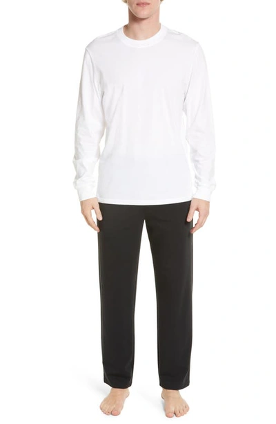 Ugg Waylen Pajamas In White/ Black
