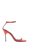 Reiss Carey Pin Heel Sandal In Orange