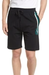 Hugo Boss Essential Cotton Pajama Shorts In Black