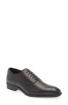 Nordstrom Dax Plain Toe Derby In Dark Grey Leather