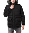 X-ray X Ray Hooded Puffer Parka Jacket In Black