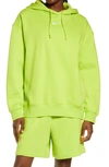 Nike Sportswear Collection Essentials Oversize Hoodie In Atomic Green/ White