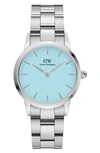 Daniel Wellington Unisex 36mm Silver Tone Quartz Watch Dw00100542 In Pastel Blue