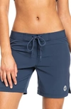 Roxy Juniors' Sea Solid Board Shorts In Mood Indigo
