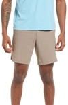 Rhone 8-inch Flat Front Shorts In Driftwood