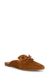 Steve Madden Fleur Pointed Toe Mule In Cognac Suede