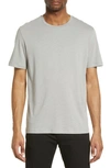 Theory Clean Gamma Jacquard T-shirt In Pebble/ Black