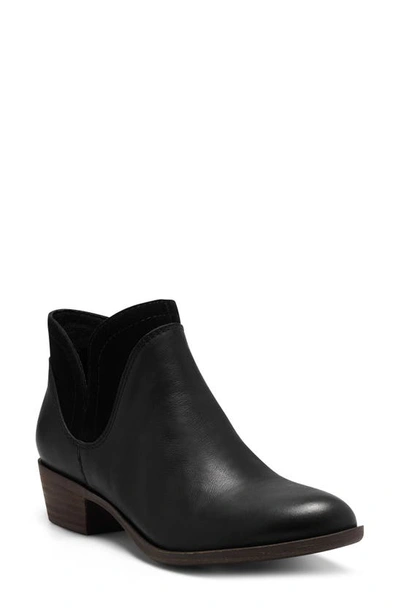 Lucky Brand Braffer Bootie In Black/black