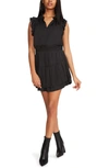 Bb Dakota By Steve Madden Prairie Dreams Flutter Sleeve Minidress In Black