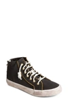 SPERRY X REBECCA MINKOFF WASHED CANVAS HIGH TOP SNEAKER