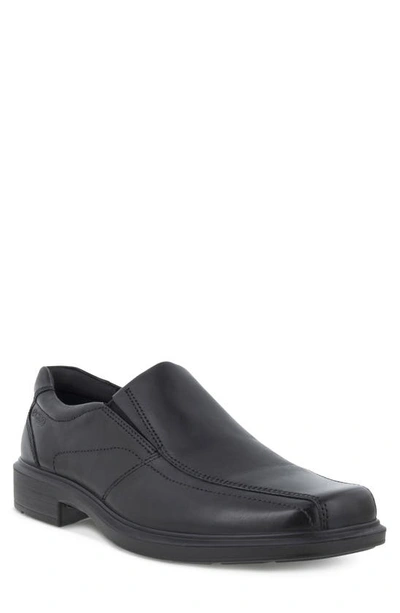 Ecco Helsinki Classic Bike Toe Loafer In Black