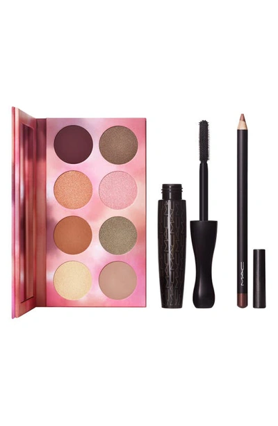 Mac Cosmetics Boldly Bare Eye Attire Eye Set $83 Value In Brown