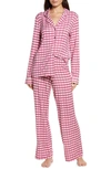 Nordstrom Moonlight Eco Pajamas In Purple Mellow Gingham