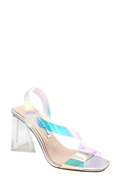 Charles David Women's Trulli Iridescent High Heel Sandals In Rainbow