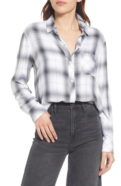 Rails Hunter Plaid Button-up Shirt In Sterling W