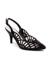 Lady Couture Rhinestone Slingback Pump In Black