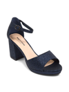 Ninety Union Jassy Block Heel Sandal In Navy