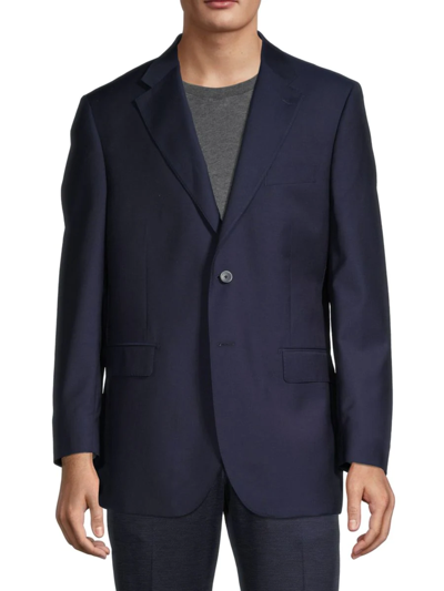 Saks Fifth Avenue Men's Modern Fit Wool Sportcoat In Navy