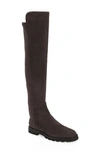 Stuart Weitzman City Stitch Over The Knee Boot In Slate