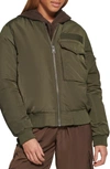 Levi's Utility Bomber Jacket In Army Green