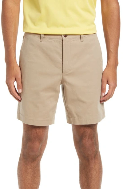 Ted Baker Mordon Drawstring Stretch-cotton Twill Shorts In Natural