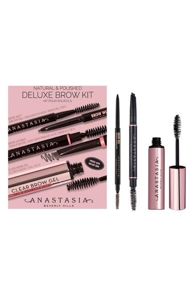 Anastasia Beverly Hills Natural & Polished Deluxe Brow Kit Dark Brown