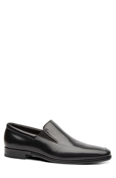 Gordon Rush Albany Apron Toe Loafer In Black