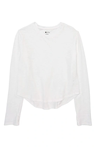 Zella Girl Kids' Garment Dye Studio T-shirt In White
