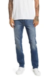 7 For All Mankind Slimmy Squiggle Slim Fit Jeans In Oahe Blue