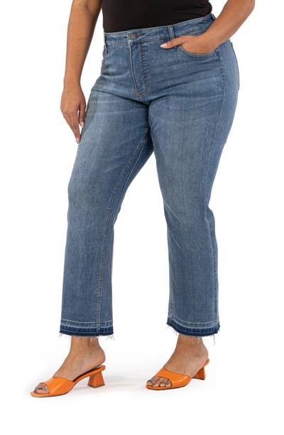 Kut From The Kloth Kelsey Fab Ab High Waist Ankle Straight Leg Jeans In Charisma