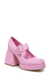 Circus By Sam Edelman Kay Platform Mary Jane Heel In Pink Carnation Patent