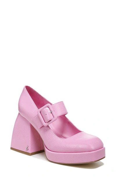 Circus By Sam Edelman Kay Platform Mary Jane Heel In Pink Carnation Patent
