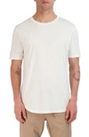 Goodlife Scallop Supima Crewneck Tee In White