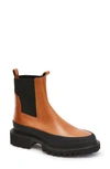 Allsaints Harlee Chelsea Boot In Tan Brown