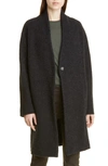Vince Cardigan Coat In Black