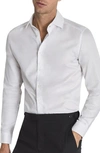 Reiss Remote Cotton Button-up Shirt In White