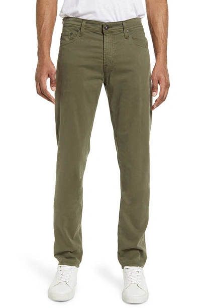 Ag Tellis Slim Fit Sateen Pants In Bonsai