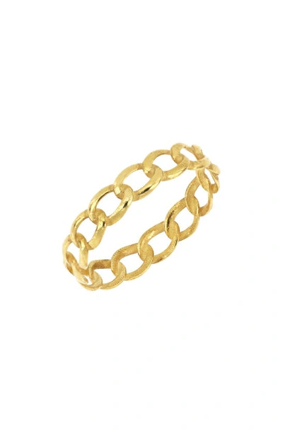 Bony Levy Ofira 14k Gold Curb Chain Ring In 14k Yellow Gold