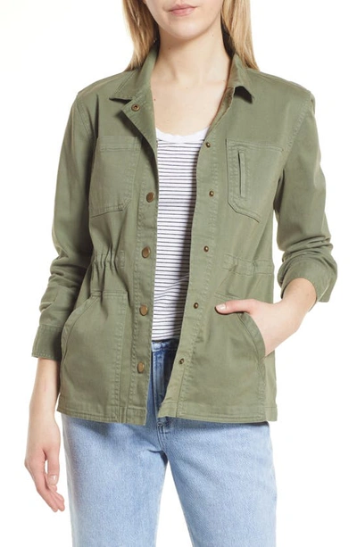 Caslon Utility Jacket In Green Sorrel