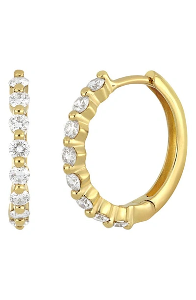 Bony Levy Liora Diamond Hoop Earrings In 18k Yellow Gold