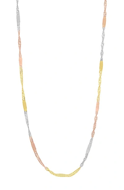 Bony Levy Kids' Tritone 14k Gold Necklace In 14k Yellow Gold