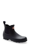 Hunter Original Waterproof Chelsea Rain Boot In Meadow Navy