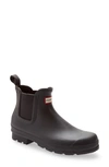 Hunter Original Waterproof Chelsea Rain Boot In Onyx