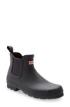 Hunter Original Waterproof Chelsea Rain Boot In Meadow Navy